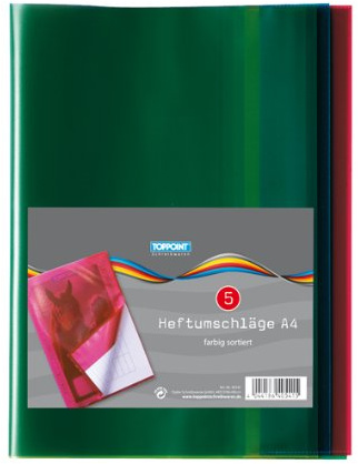 10 (2x 5Stk) Heftumschläge DIN A4