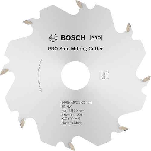 Bosch Accessories Professional Zubehör 3608641008 Scheibenfräser 8, 20 mm, 4 mm