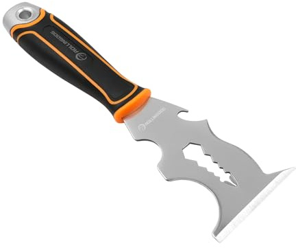 ROLLINGDOG 14-in-1 Multifunktionsspachtel Multifunctional Spatula,Spachtelschaber Multifunktionales Malerwerkzeug mit weichem Griff und Hammerende