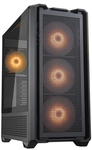 Cougar MX600 RGB Mesh High Airflow Full Tower Gaming Gehäuse – Schwarz