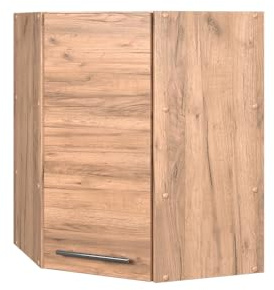 Vicco Eckhängeschrank Fame-Line, Goldkraft Eiche, 57 cm, zur Kombination mit weiteren Modulen der Fame-Line Serie