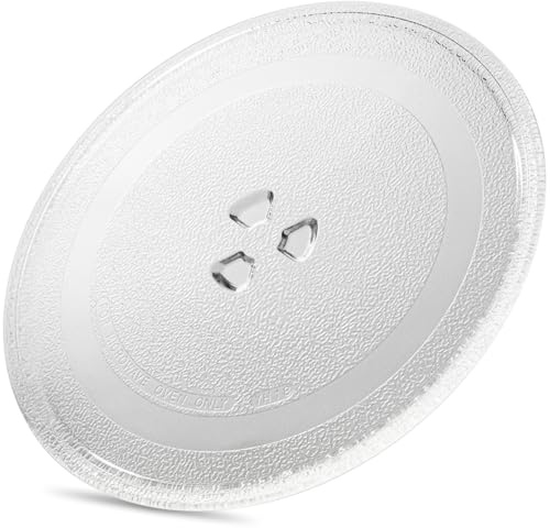 Drehteller Ø 245mm für Mikrowelle Glasteller Drehteller Ersatzteller Glasplatte Glasdrehteller für Mikrowellen Mikrowellenteller mit 3 Noppen