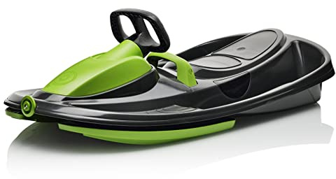 Plastkon Bob Gizmo Riders Stratos Mystic Green Rodel Lenkschlitten Kinderschlitten Schlitten