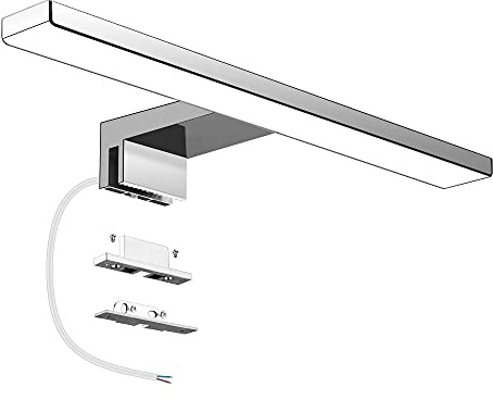 Aourow LED Spiegellampe Badezimmer Spiegelleuchte 5W 300mm 500lm Badleuchte Neutralweiß 4000k,Spiegellampen Spiegel Badezimmerschrank 230V,LED Badspiegelleuchten Badezimmerspiegel(kein Schalter)