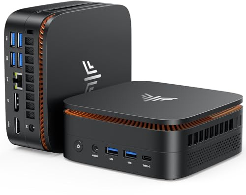 NiPoGi P1 Mini PC W-11 Pro ΑΜD 5400U(4C/8T,Biz zu 4.0GHz) WiFi5/BT4.2 | Besser als 5300U/N95/3500U 16GB 3200MHz/256GB SSD (bis zu 4 TB) 4K Triple Display(DP1.4/HDMI2.0/Type-C) für Business