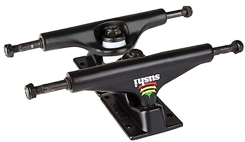 Sushi Skateboard Truck, Einzeln Pagoda - 5.25 Inch Rasta (One Size , Schwarz)