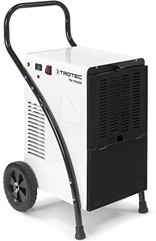 TROTEC TTK 170 ECO Bautrockner mit Betriebsstundenzähler – 52 L/Tag, bis 90 m²/230 m³, Heißgasabtauung, Hygrostatanschluss