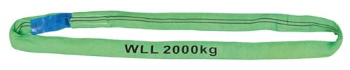 PETEX Rundschlinge, WLL Tragkraft: 2000 kg, Länge 1 m, Umfang 2 m, nach DIN EN 1492-2, Grün