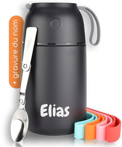 Milu® Thermobehälter mit Gravur 450ml personalisiert - Ostergeschenke für Frauen & Männer I Geschenk Ideen Papa, Mama, Freund, Freundin I Geschenkideen zum Vatertag Muttertag I Geschenke Opa & Oma