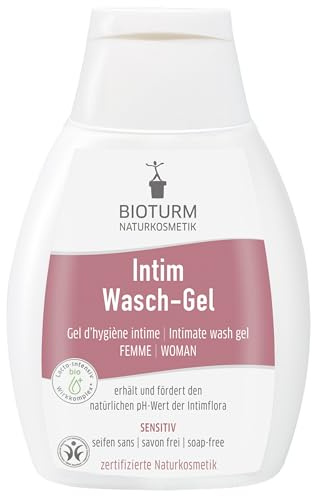 BIOTURM Intim Waschgel 250 ml – milde Intimreinigung für Frauen – äußerer Intimbereich – Milchsäure & Lacto-Intensiv – Kamille & Ringelblume