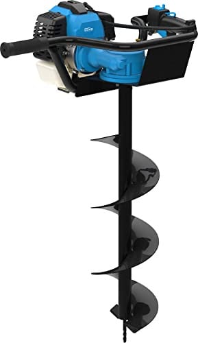 Güde Motor-Erdbohrer GE 2200 (2-Takt Benzin Motor 2,2/3 (kW/PS), 52 cm³, 7500 1/min, Bohrer-ø: 100/150/200 mm, Bedienelemente im Handgriff, Primerpumpe, zuverlässige Funktion bei jeder Wetterlage)