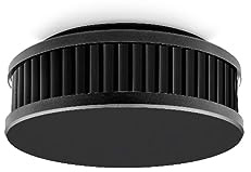 PYREXX PX-1 , 1 Stück, Rauchmelder 10 Jahre Batterie mit Magnet-Halterung ohne Bohren und LED-Blinken, zertifiziert nach Q-Label, schwarz