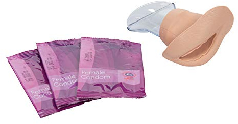 3B Scientific L41/2 Trainingsmodell für weibliche Kondom, 11,9 cm Länge