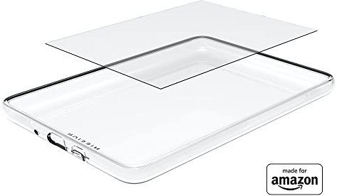 „Made for Amazon“: transparente Schutzhülle und Glas-Displayschutz für Kindle (Version 2022)