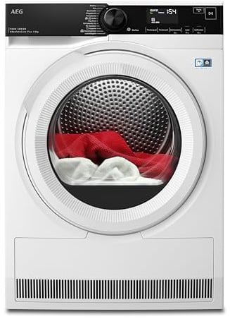 AEG Serie 9000 Wärmepumpentrockner 8 kg, AbsoluteCarePlus, TR9AMZ2024 | Für Daunenjacken und Bettdecken, 3DScan misst Restfeuchte tief im Gewebe, für Wolle, Seide und Outdoor, Knitterschutz