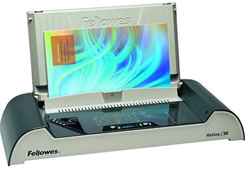 Fellowes Thermobindegerät Helios 30, bindet bis zu 300 Blatt gleichzeitig mit Thermobindemappen, nur 4 Minuten Aufwärmzeit, Sleepmode
