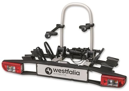 Westfalia Bikelander Classic Fahrradträger für die Anhängerkupplung | Kupplungsträger für 2 Fahrräder | E-Bike geeignet | zusammenklappbar