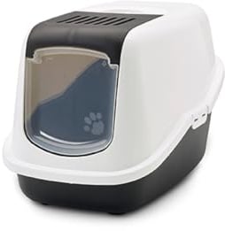Katzentoilette NESTOR schwarz 56 x 39 x 38,5 cm