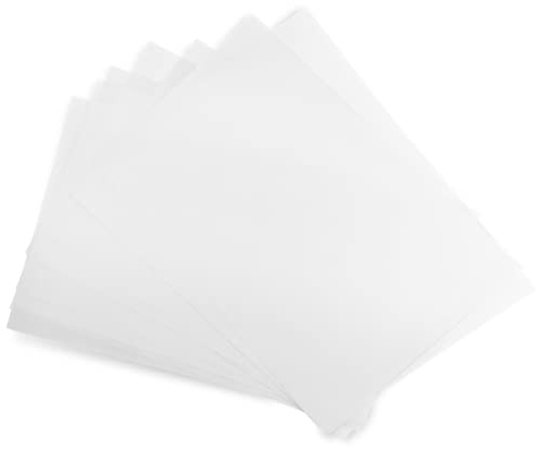 Netuno 50x Transparentpapier Weiß DIN A4 21x29,7 cm 160g bedruckbar | Papier durchsichtig für Einladungen, Grußkarten & Kalligraphie zum Selbstgestalten