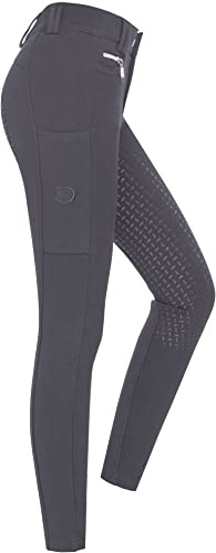 RIDERS CHOICE Baumwoll-Reithose Silikonvollbesatz Kinder mit Handytasche (as3, numeric, numeric_152, regular)