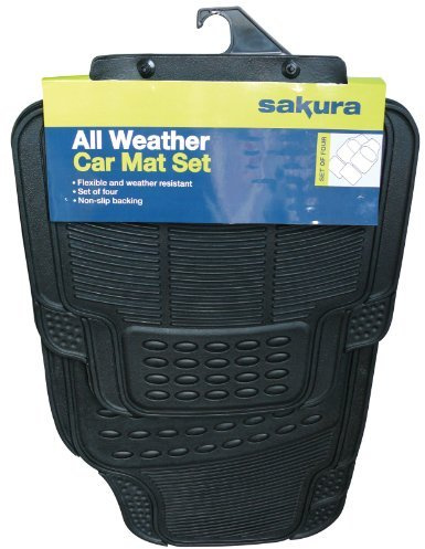 Sakura Universal Gummi Automattten-Set, schwarz