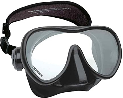Oceanic Rahmenlose Tauchmaske mit Schattenakzent