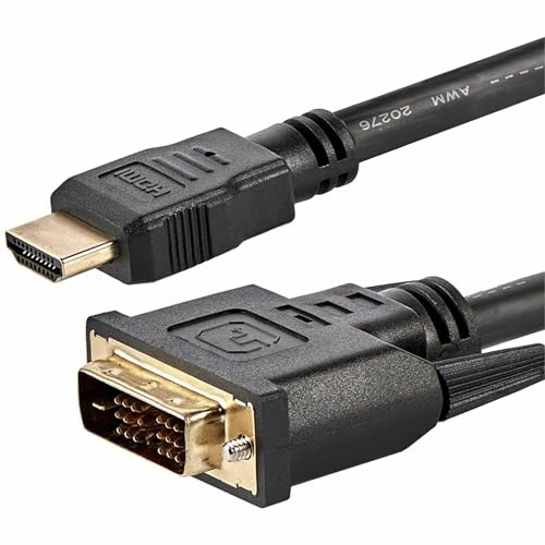 StarTech HDMIDVIMM6 Adapterkabel (HDMI auf DVI-D, Stecker auf Stecker, 1,8 m)