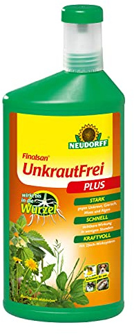 Neudorff Finalsan Konzentrat Unkraut Frei Plus 1 Liter - biologisch abbaubar & nicht bienengefährlich