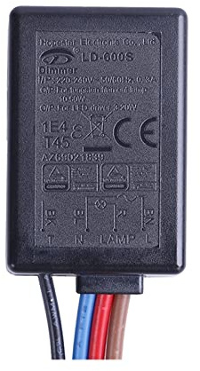 KBUYS AC 3-Wege LD-600S Eingebauter Finger-Touch-Dimmer 25~150 W for Tungslen-Glühlampe oder 3-25 W LED-Lichteingang 220-240 V (Color : EU Three-Stage dimming)