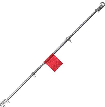 Carpoint Abschleppstange 2000kg TÜV/GS, 1,8 Meter, Silber