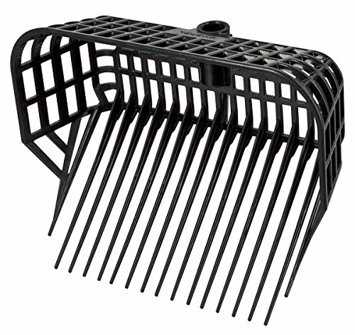 Kerbl Dunggabel Maxi, Mistgabel, 38x30cm, schwarz, Kunststoff, ohne Stiel, Pferdehalter, Landwirte, extra tief, großes Füllvolumen