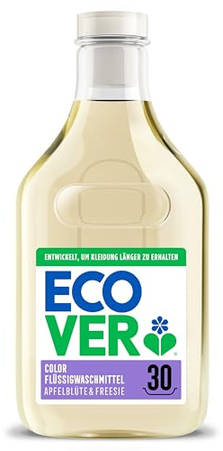 Ecover Color Flüssigwaschmittel, Apfelblüte & Freesie, 1.5L