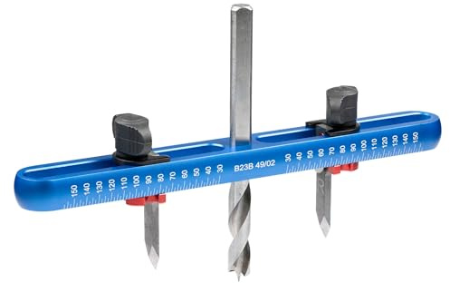 ENT 94000 Kreisschneider Ø 30–150 mm – Verstellbarer Lochbohrer für Holz, MDF & Spanplatten | Präzise Kreisausschnitte & Kreisscheiben | HW-Klingen, höhenverstellbarer Bohrer, 8 mm Schaft