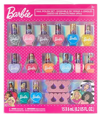 Barbie Wasserbasis Nagellack 15er Mädchen 3+ Geschenk