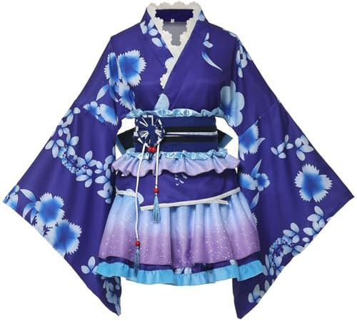 GRACEART Japanischer Kimono Robe Anime Cosplay Kostüm Kleid