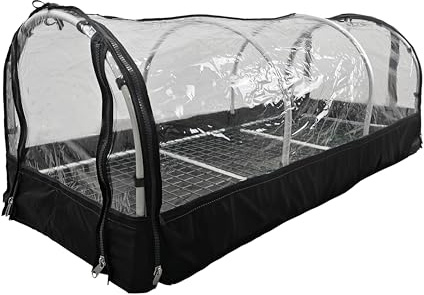 Bio Green XXL Zimmergewächshaus Jumbo | Robustes Aluminium-Rahmengestell | Anzuchtkasten L 130 x B 60 x H 50 cm