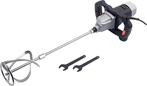 Meister Rührwerk 1400 W, MRW1400-2B-M14 Aufnahme - 2-Gang-Getriebe - Softstart - Elektronische Drehzahlregulierung - Bis 120 L Mischgut / Handmischer für Farbe, Putz & Estrich / Mörtelrührer / 5451940