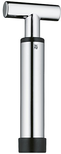 WMF Vino Weinpumpe mit 2 Verschlüssen, 15,8 cm, Cromargan Edelstahl, Wine Saver, Wein Vakuumpumpe, Vacuumpumpe, Oxidationsstopper