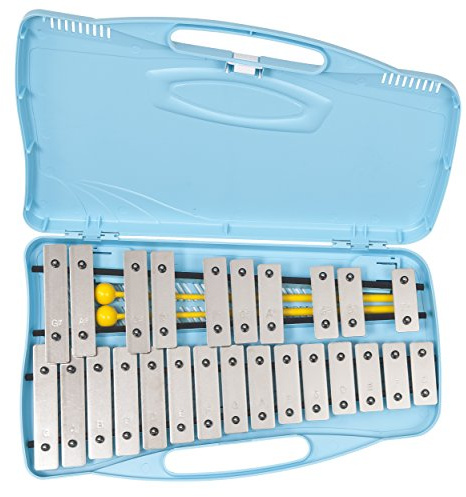 Angel AX25K Glockenspiel 25 Töne G2-G4 blau