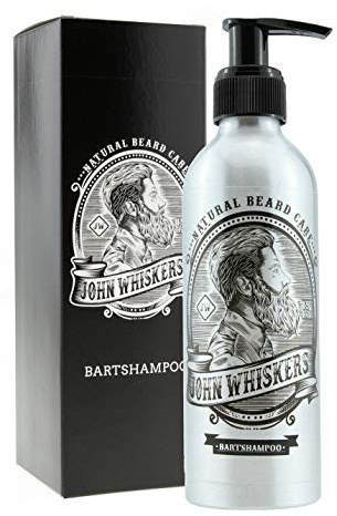 John Whiskers Bartshampoo - Made in Germany – 2in1 Bartseife mit unvergleichbarem Duft – Vegan & ohne Silikone - für einen geschmeidigen und reinen Bart