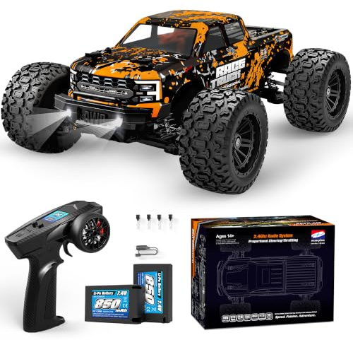 HAIBOXING Ferngesteuertes Auto 4WD 1/18 RC Auto Offroad Monstertruck | 36km/h Hochgeschwindigkeits,2.4GHz,All Terrain, Wasserdicht,Rennauto Geländewagen, Spielzeug Geschenk für Kinder Erwachsene