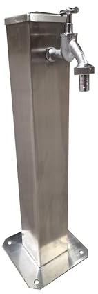50cm Wassersäule Edelstahl 3/4 Zoll