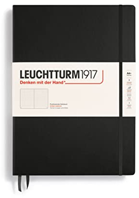 LEUCHTTURM1917 327366 Notizbuch Master (A4+), 233 Seiten, dotted schwarz