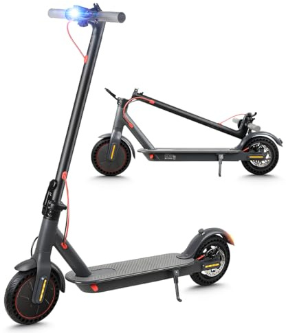 Mankeel Electric Scooter for Adults - Foldable E-Scooter with 8.5/10 Inch Solid Tyres, 30-50 km Range, App Control, 20 km/h, Ideal for Teenagers and Adults