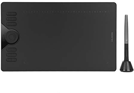 HUION HS610 10x6,25 Zoll Grafiktablett, mit 8192 Stiftdruck und Neigungsfunktion, 28 Expressschlüssel und 1 Finger -Touch -Ring, Ideal Zeichentablett für die Arbeit von zu Hause aus und Remote-Lernen
