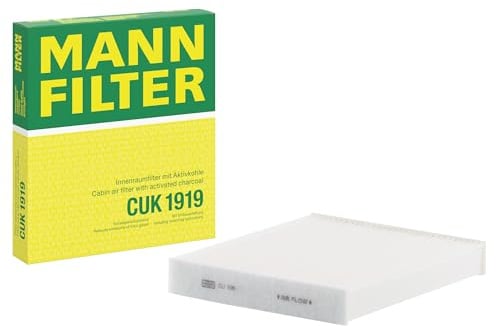 MANN-FILTER CUK 1919 Innenraumfilter/Kabinenluftfilter - Pollenfilter mit Aktivkohle - für Pkw + Transporter