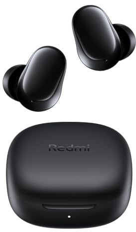 Redmi Buds 6 Play - In-Ear Kopfhörer, 36h Akkulaufzeit, 10mm Dynamik-Treiber mit 4 EQ-Einstellungen, AI-Geräuschunterdrückung für Anrufe, Bluetooth 5.4, Schnellladen für 3h Musik in 10 Minuten, Black