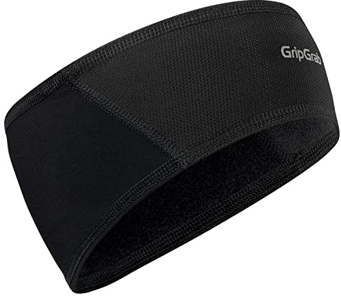 GripGrab Fahrrad Stirnband unter Helm - Winddicht, Atmungsaktiv, Leicht | Thermo Radsport Headband mit winddichter Stirn - dünnes Unterhelm Design - ideal für die Übergangszeit