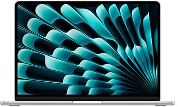 Apple MacBook Air (13, Apple M4 Chip mit 10‑Core CPU und 10‑Core GPU, 24GB Gemeinsamer Arbeitsspeicher, 512 GB) - Silber