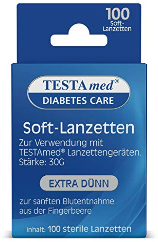 TESTAmed GlucoCheck Advance Soft-Lanzetten, 100 Stück